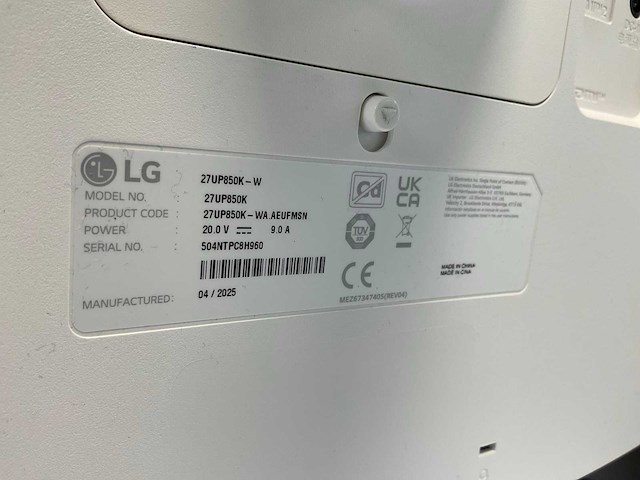 Lg (27up850k) 27”, 3840x2160 (uhd) ips monitors (2x) - afbeelding 4 van  12