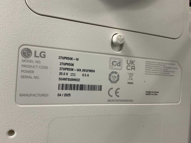 Lg (27up850k) 27”, 3840x2160 (uhd) ips monitors (2x) - afbeelding 1 van  1