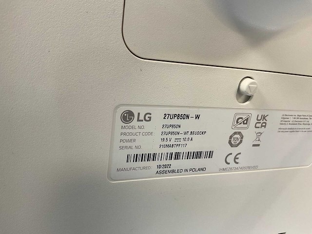 Lg (27up850n) 27”, 3840x2160 (uhd) ips monitors (2x) - afbeelding 4 van  12
