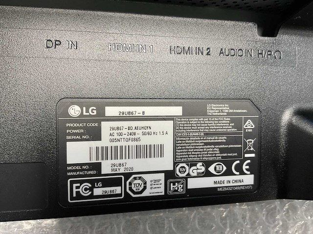 Lg (29ub67-b) 29”, 2560x1080 (qhd) ah-ips monitor - afbeelding 7 van  7