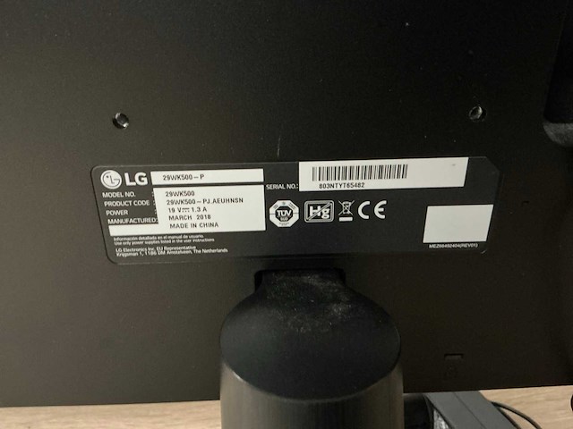 Lg 29wk500 monitor - afbeelding 3 van  4