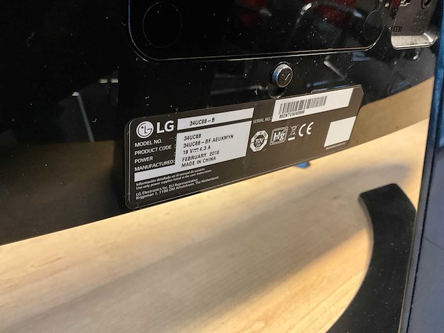 Lg 34uc88/34wr55qc/35wn75c curved monitor (3x) - afbeelding 9 van  13