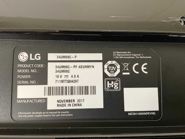 Lg (34um88c) 34”, 3440x1440 (uwqhd) ips monitor - afbeelding 6 van  6