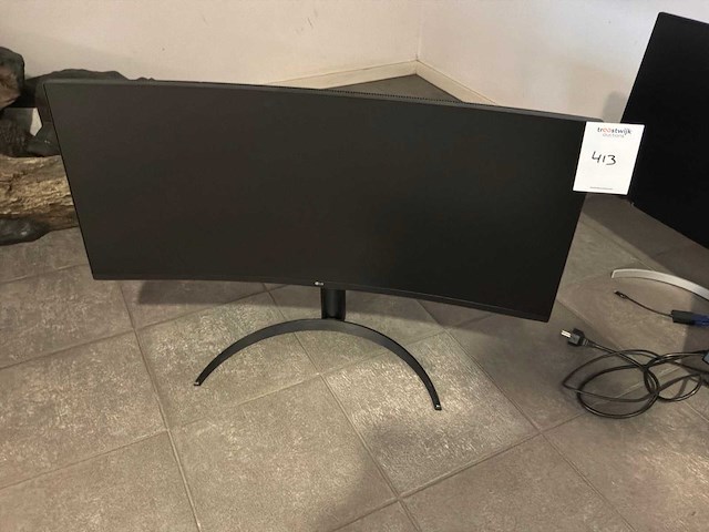Lg 34w55qc- b curved monitor - afbeelding 1 van  5