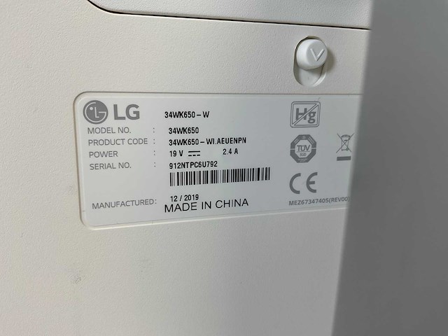 Lg (34wk650) 34”, 2560x1080 (qhd) ips monitor - afbeelding 5 van  6