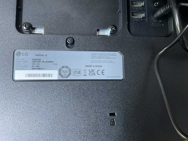 Lg 34wp75cp monitor - afbeelding 4 van  6