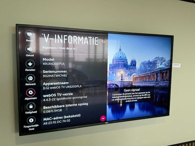 Lg 49uk6200pla 49” lcd televisie - afbeelding 1 van  4