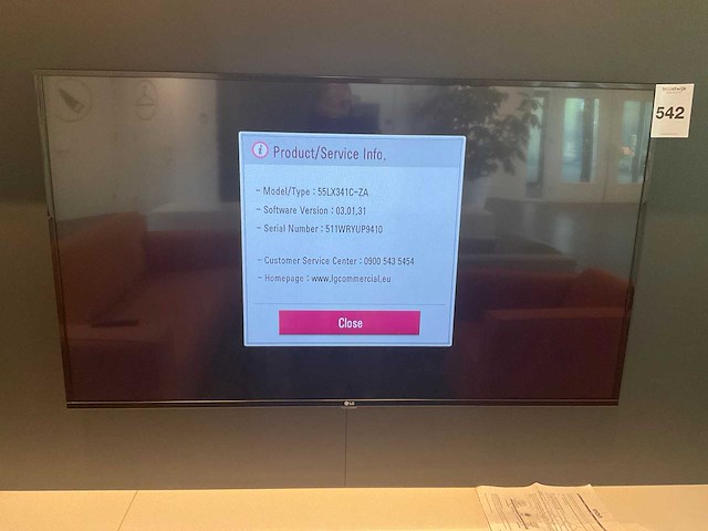 Lg 55lx341c-za televisie - afbeelding 5 van  5