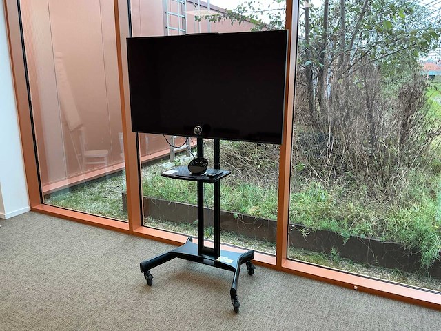 Lg 55ul3j-e 55” display signage op verrijdbare standaard - afbeelding 1 van  6
