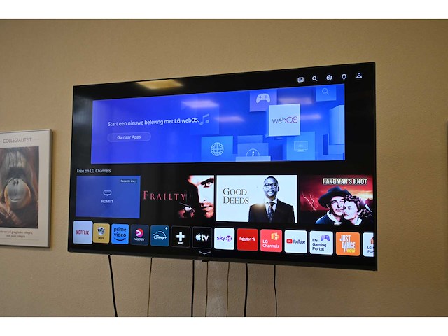 Lg 55uq80006lb 4k televisie - afbeelding 1 van  6