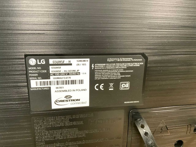 Lg (65uh5f-h) 65”, 3840x2160 (uhd) ips monitor - afbeelding 5 van  6