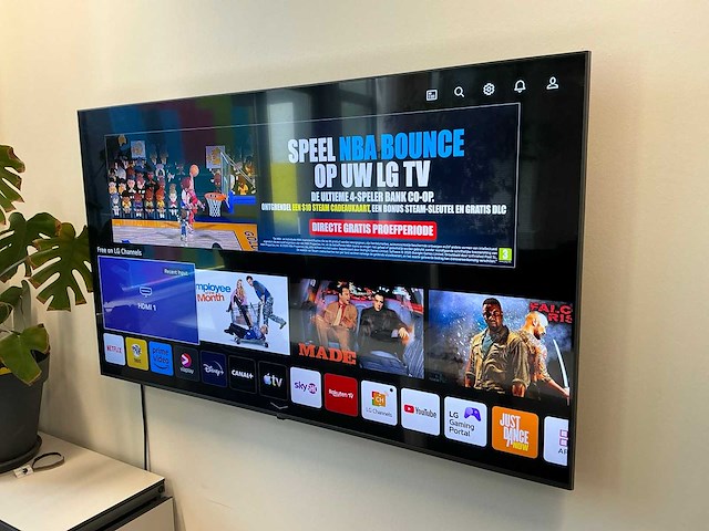Lg 65uq80006lb smart televisie - afbeelding 1 van  4