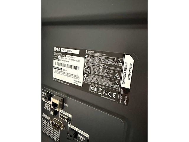 Lg 70ut640s0za televisie - afbeelding 2 van  3