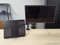 Lg computerbeeldscherm met statief en papierhouder - afbeelding 2 van  4