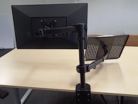 Lg computerbeeldscherm met statief en papierhouder - afbeelding 3 van  4