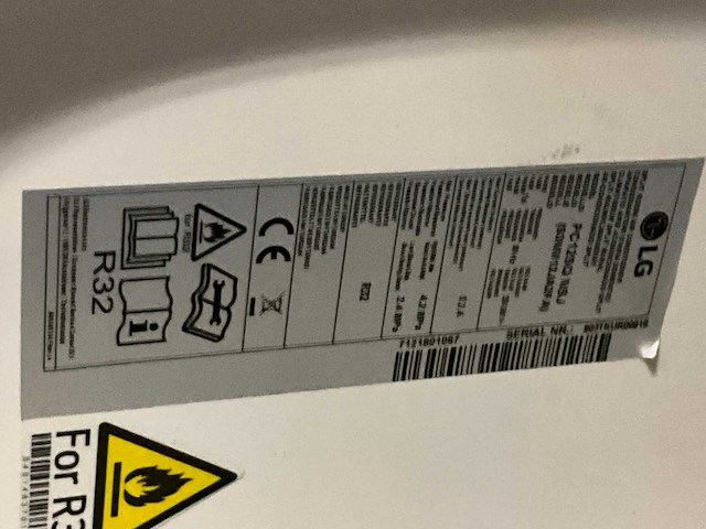 Lg dual inverter pc12sq nsj binnen unit airconditioning - afbeelding 4 van  4