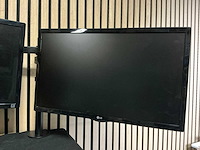 Lg dubbele monitor met neomount arm - afbeelding 2 van  9