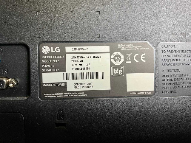 Lg dubbele monitor met neomount arm - afbeelding 6 van  9
