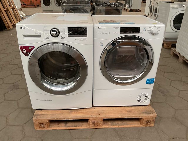 Lg en candy wasdroger (2x) - afbeelding 2 van  4