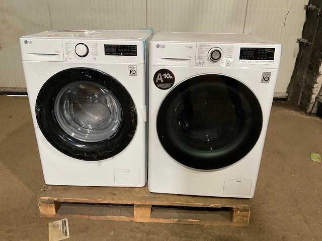 Lg f4wr7011s1w & f4dr3096n3w wasmachine (2x) - afbeelding 3 van  9
