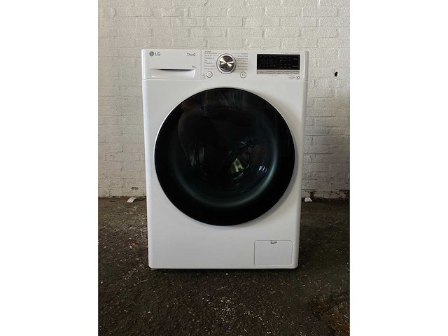 Lg f4wv709p1e wasmachine voorlader 9 kg 1360 rpm wit duits display - afbeelding 1 van  4