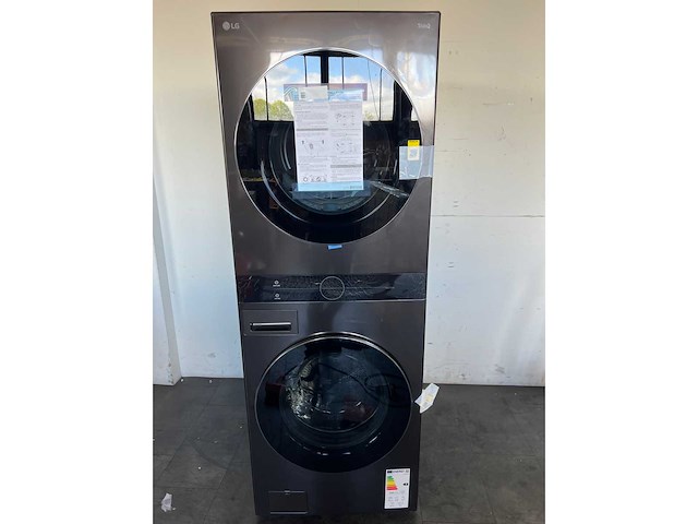 Lg f761towerb, voorbelading, vrijstaand, chroom, rechts, touch, 33 kg - afbeelding 1 van  5