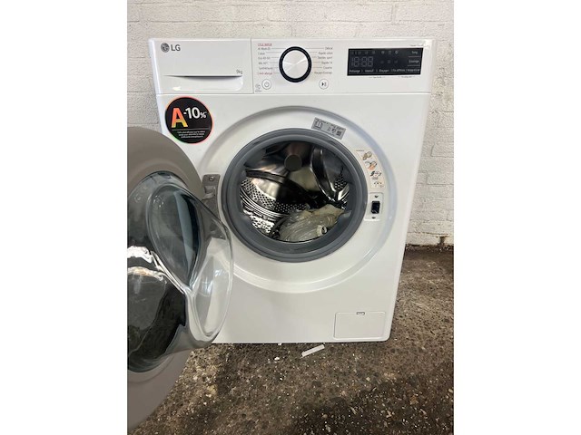 Lg f94r56whs wasmachine | 9 kg | 68 l | ai dd™ | smart diagnosis™ | frans display - afbeelding 2 van  5