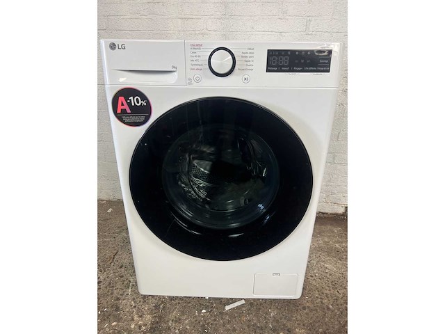 Lg f94r56whs wasmachine | 9 kg | 68 l | ai dd™ | smart diagnosis™ | frans display - afbeelding 3 van  5