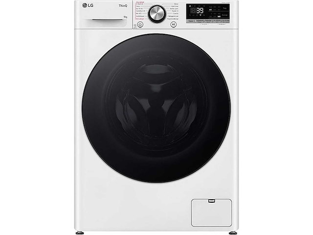 Lg f94r76whst wasmachine 9 kg 1400 tpm – ai dd, stoom, turbowash 360, voorlader lg f94r76whst wasmachine 9 kg 1400 tpm - afbeelding 1 van  6