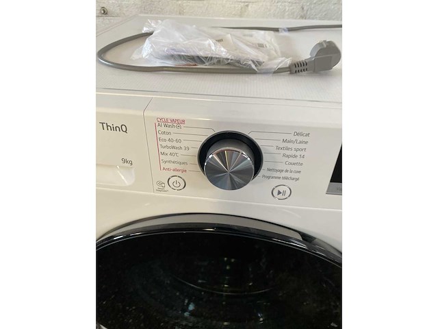 Lg f94r76whst wasmachine 9 kg 1400 tpm – ai dd, stoom, turbowash 360, voorlader lg f94r76whst wasmachine 9 kg 1400 tpm - afbeelding 3 van  6
