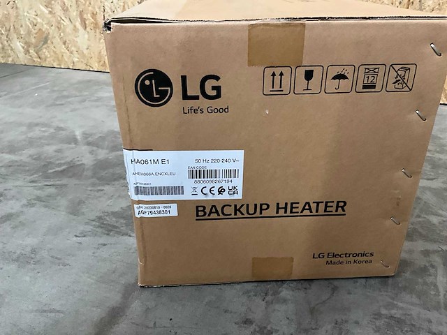 Lg ha061m.e1 backup verwarmer elektrisch 6kw 1-fase 230v monobloc - afbeelding 4 van  6
