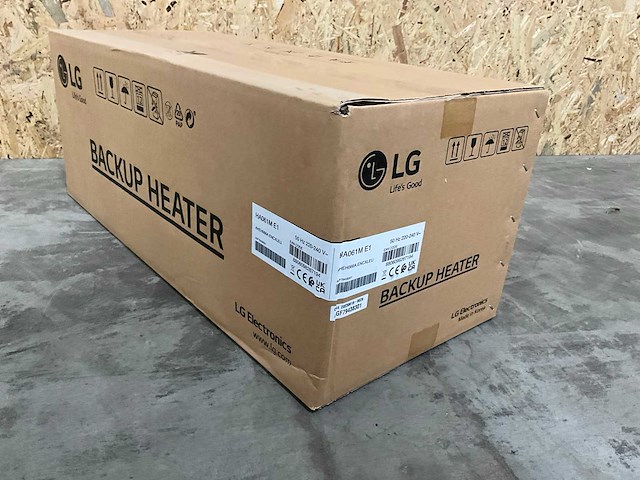 Lg ha061m.e1 backup verwarmer elektrisch 6kw 1-fase 230v monobloc - afbeelding 2 van  6