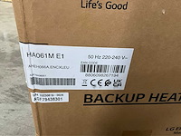 Lg ha061m.e1 backup verwarmer elektrisch 6kw 1-fase 230v monobloc - afbeelding 5 van  6