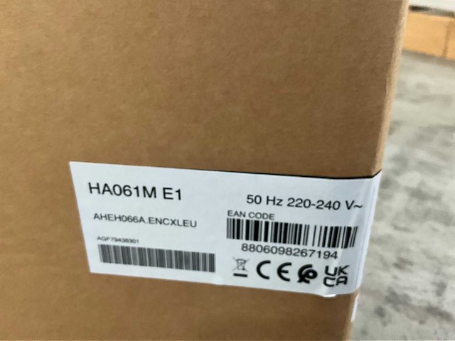Lg ha061m.e1 backup verwarmer elektrisch 6kw 1-fase 230v monobloc - afbeelding 6 van  6