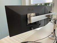 Lg, humanscale 24mk600m monitor (2x) - afbeelding 3 van  18