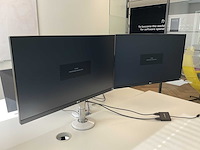 Lg, humanscale 24mk600m monitor (2x) - afbeelding 1 van  18