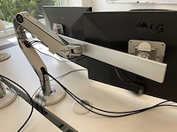 Lg, humanscale 24mk600m monitor (2x) - afbeelding 12 van  18