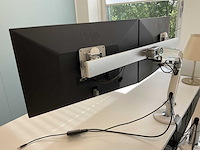 Lg, humanscale 24mk600m monitor (2x) - afbeelding 6 van  18