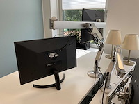 Lg, humanscale 24mk600m monitor (2x) - afbeelding 10 van  18