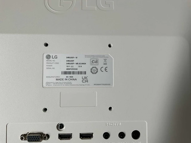 Lg monitor (4x) - afbeelding 7 van  25