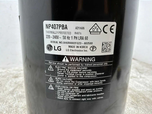 Lg np407pba airconditioning pomp - afbeelding 3 van  4
