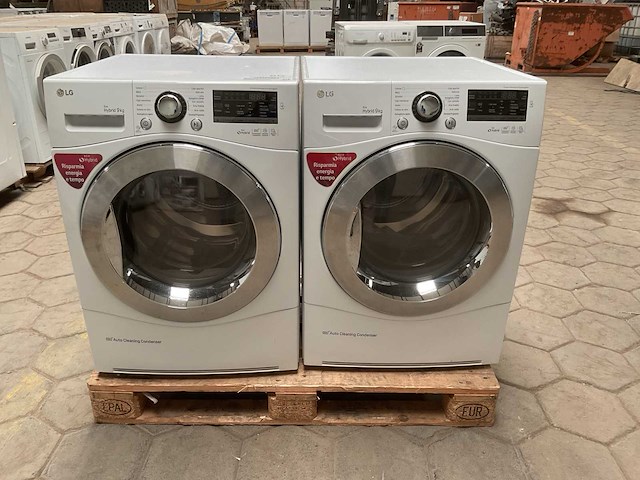 Lg rc9055ap2f wasdroger (2x) - afbeelding 2 van  6