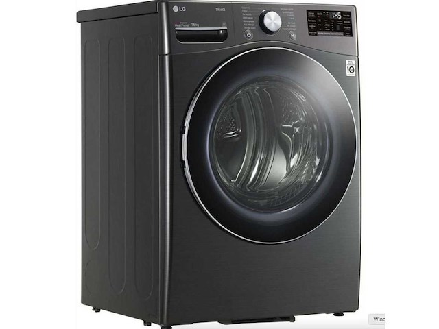 Lg rh6p12bs, vrijstaand, voorbelading, condensatie, koolstof, draaiknop, touch, links, frans display - afbeelding 1 van  3