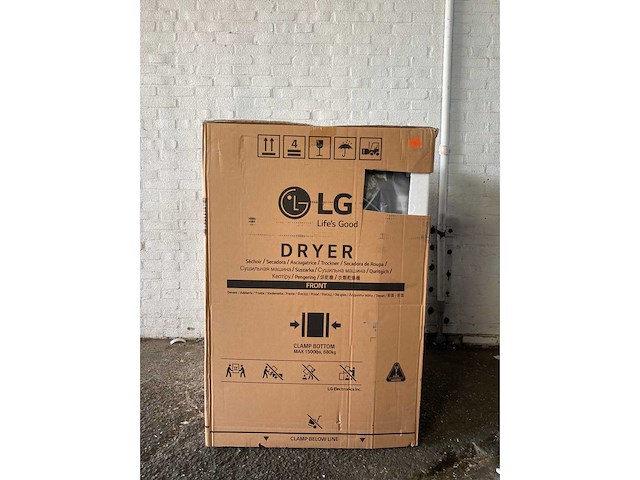 Lg rh6p12bs, vrijstaand, voorbelading, condensatie, koolstof, draaiknop, touch, links, frans display - afbeelding 3 van  3