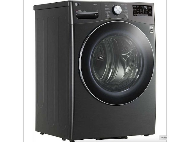 Lg rh6p12bs, vrijstaand, voorbelading, condensatie, koolstof, draaiknop, touch, links, frans display - afbeelding 1 van  4