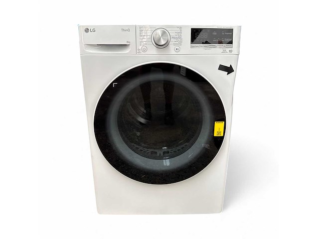Lg rh80v9av4n warmtepompdroger 8 kg met dual inverter heat pump voor sneller en energiezuinig drogen - afbeelding 2 van  5