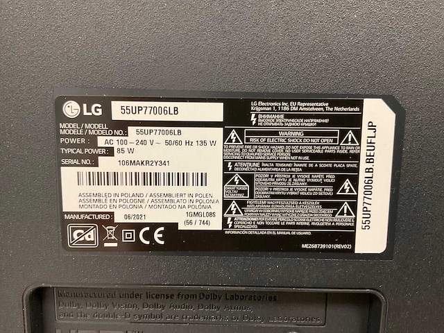Lg televisie 55” - afbeelding 5 van  7