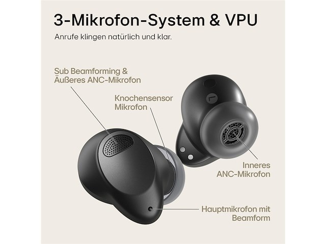 Lg tone free t90s bluetooth oordopjes zwart - afbeelding 3 van  5