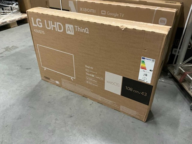 Lg uhd ai thinq 43uq75003lf tv - afbeelding 1 van  3