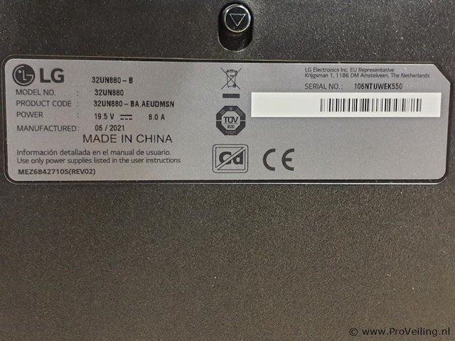Lg ultrafine monitor 32 ich lg ergo monitor 32un880 - afbeelding 6 van  6